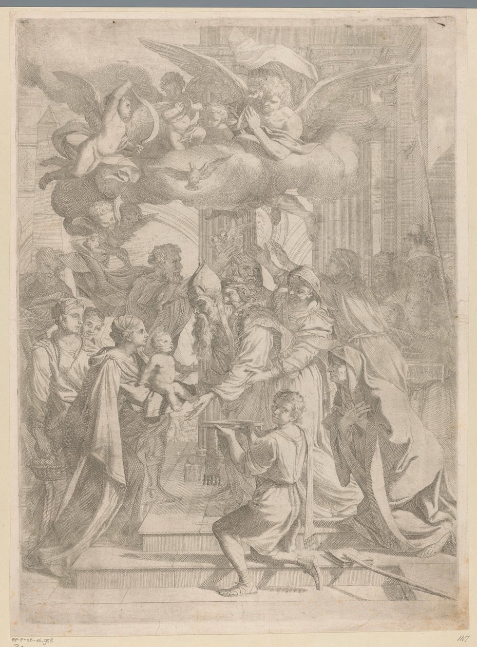 Præsentationen af ​​Kristus i templet af Pietro del Po (attributed to)