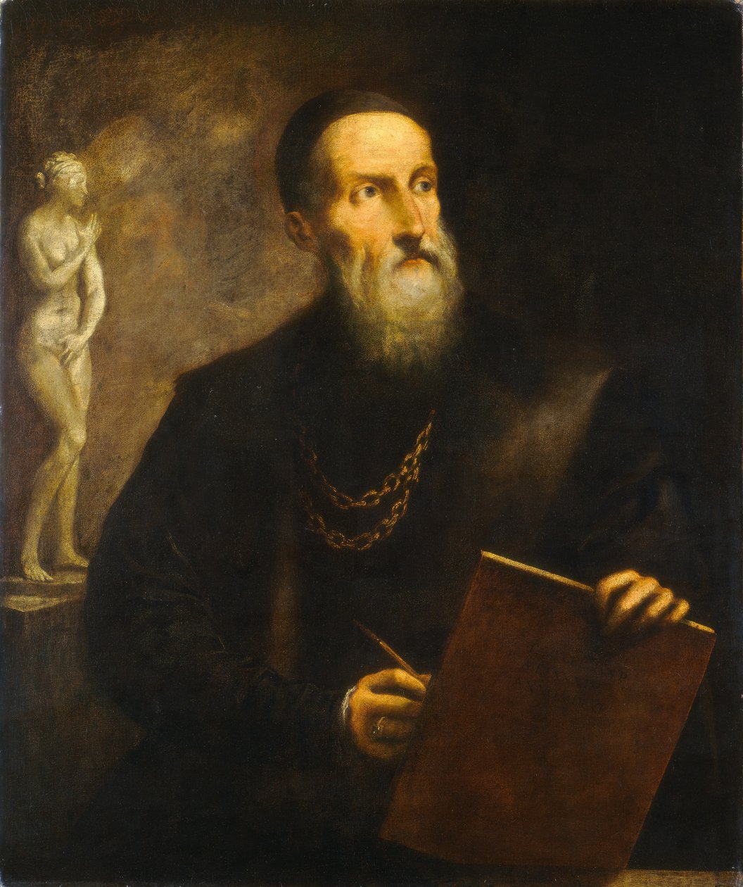 Imaginært selvportræt af Tizian af Pietro della Vecchia