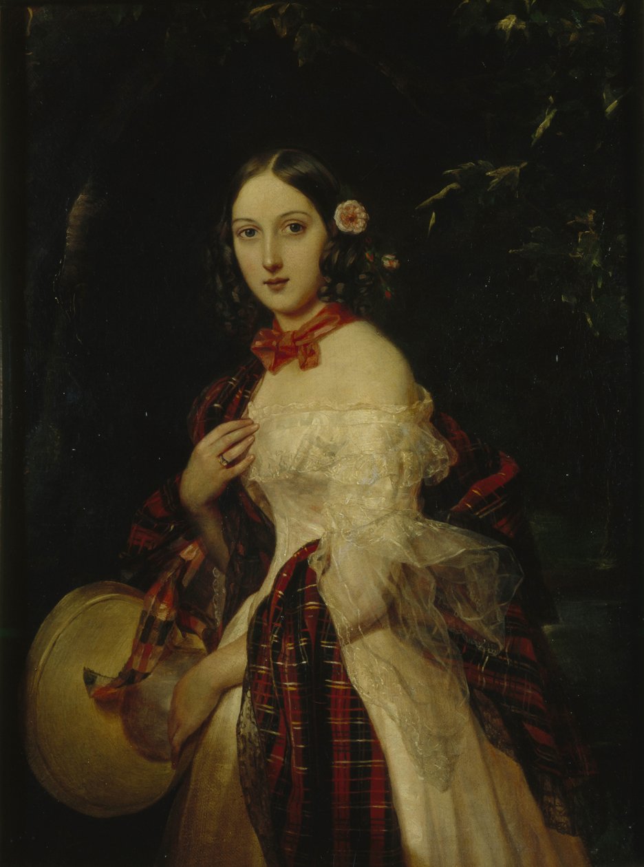 Maria Arkadievna Stolypina Besk 1819-1889, 1839 af Pimen Nikitich Orlov