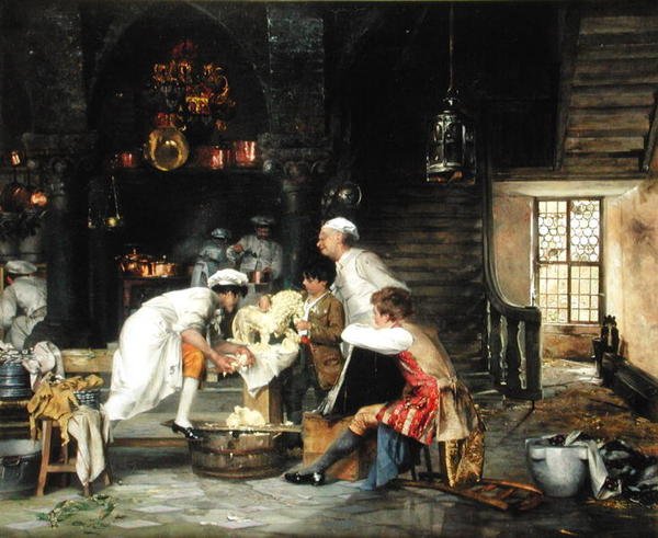 Drengen billedhugger Antonio Canova (1757-1822) (olie på lærred) af Pinckney Marcius Simons