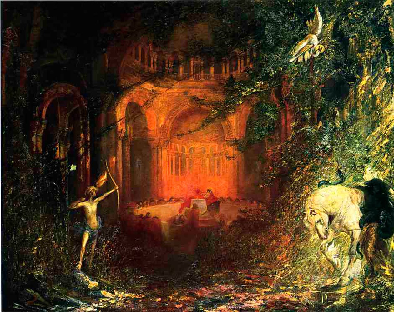 Parzifal og ridderne af den hellige graal, c.1902 af Pinckney Marcius Simons