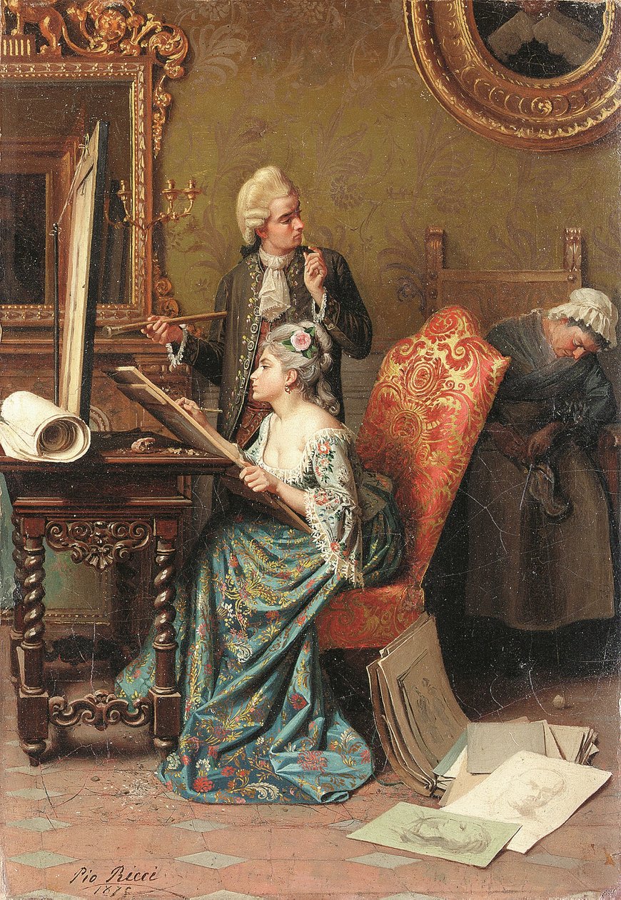 Malerundervisningen af Pio Ricci