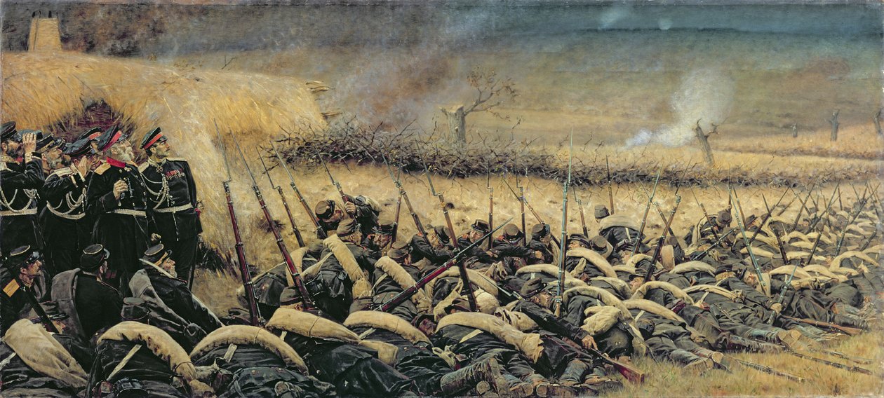 Før offensiven, 1877-78 af Piotr Petrovitch Weretshchagin