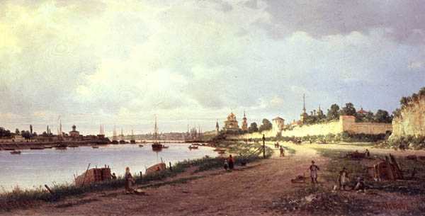 Pskov, 1876 af Piotr Petrovitch Weretshchagin