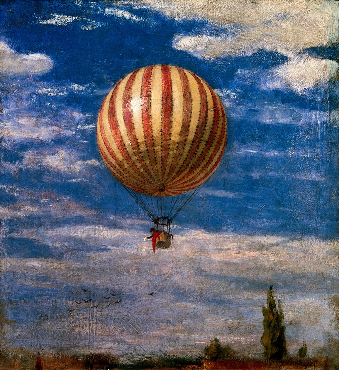 Ballonen, 1878 af Pál Szinyei Merse