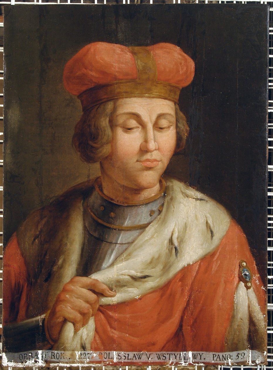 Portræt af Boleslaw V den generte, ca. 1806 af Plersz Jan Bogumil 1732 1817 Plersz Jan Bogumil 1732 1817