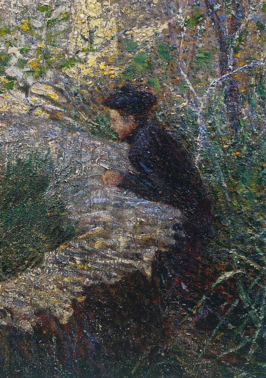 April morgen i Ligurien eller Oliven ved Albaro af Plinio Nomellini