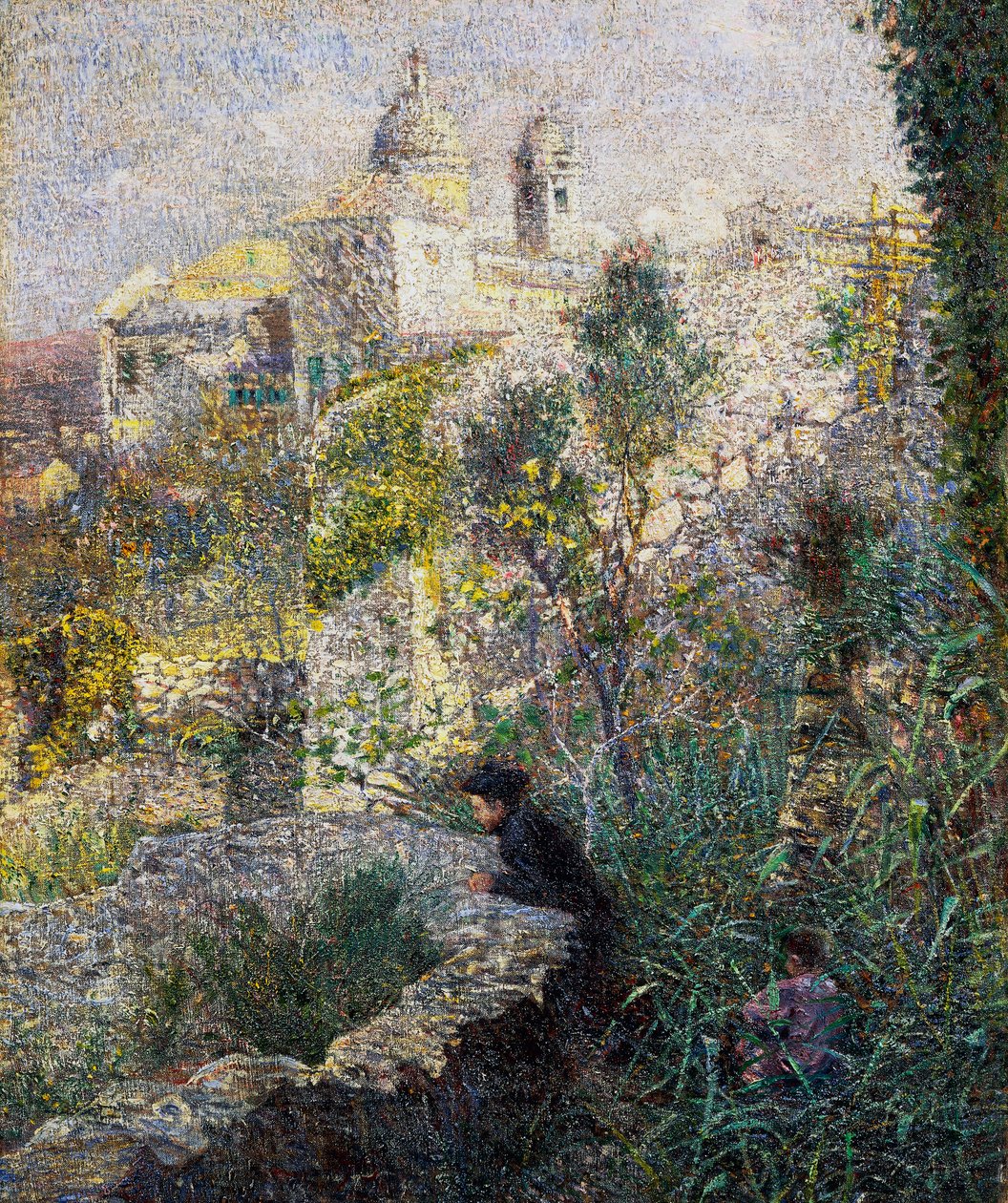April morgen i Ligurien eller Oliven i Albaro af Plinio Nomellini