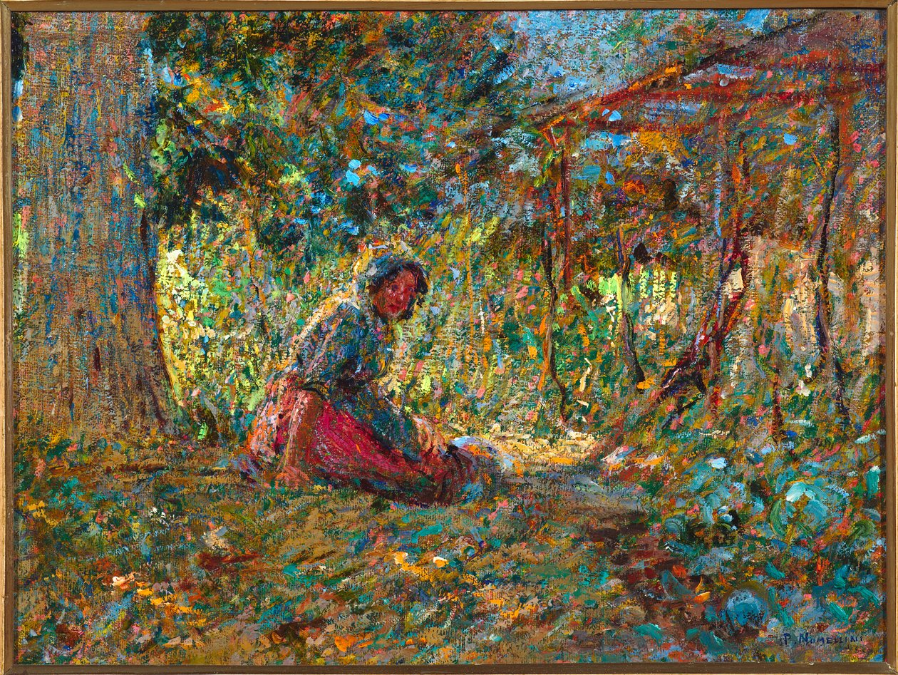 I haven, c.1891 af Plinio Nomellini