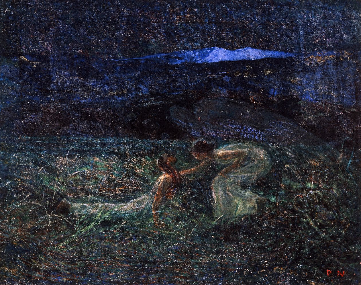 Månens symfoni af Plinio Nomellini