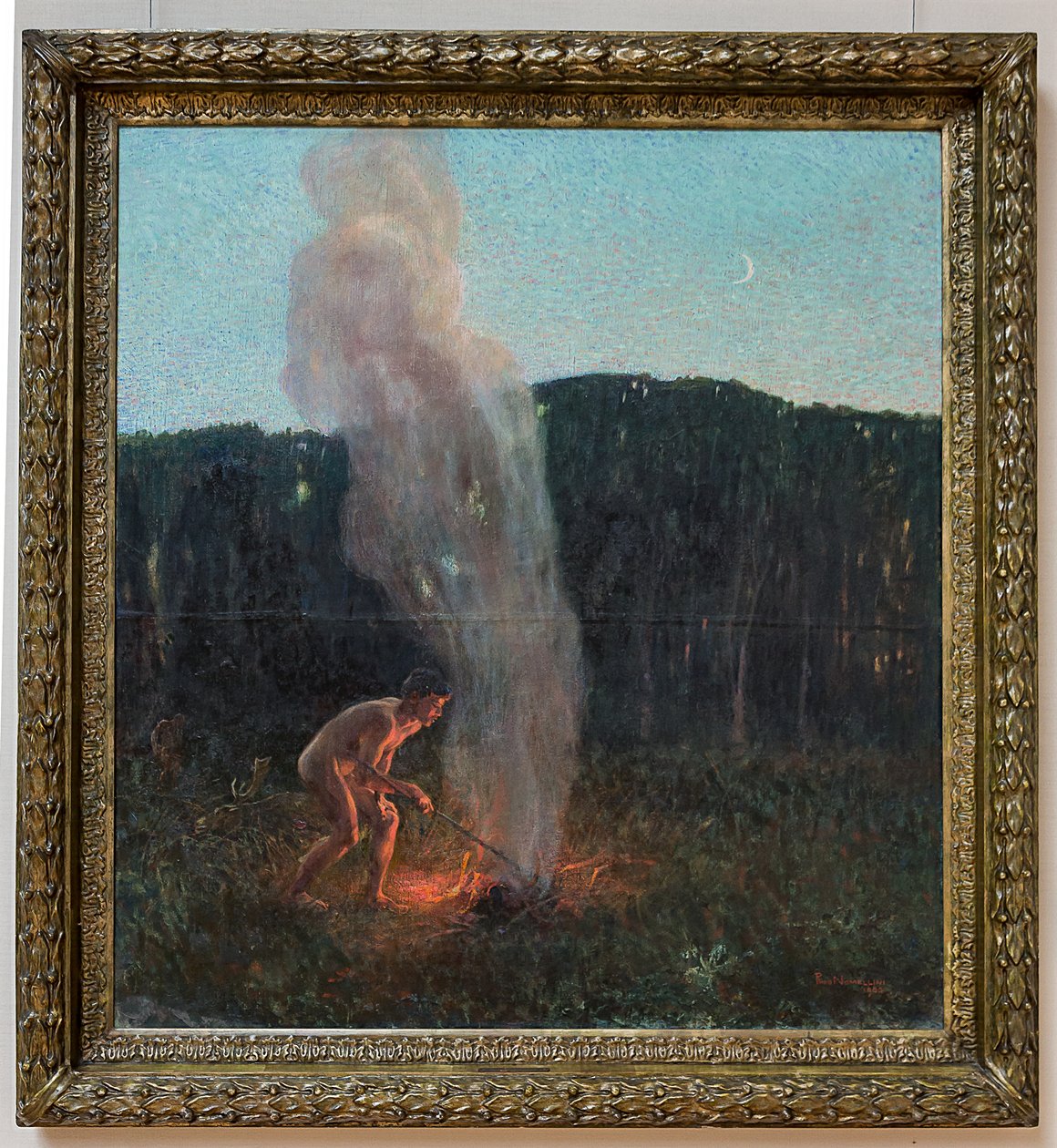 Røgsøjlen af Plinio Nomellini