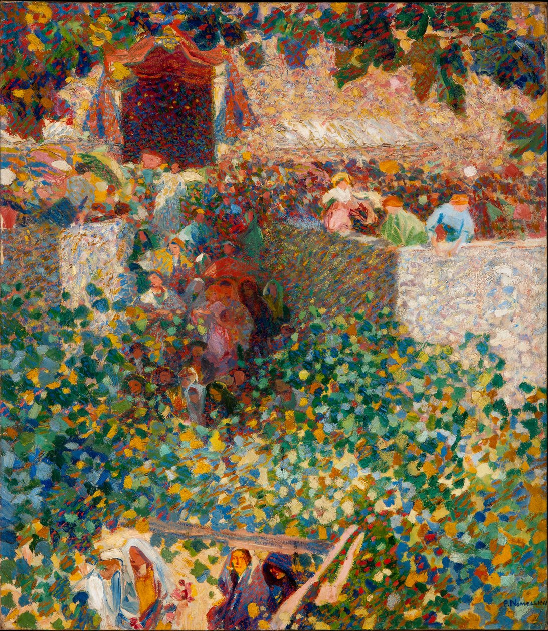 Landsbyfest, 1912-1913. af Plinio Nomellini