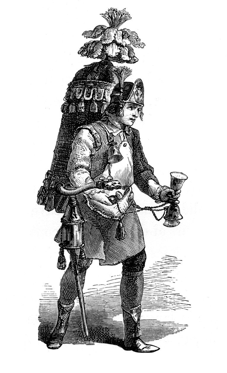 The Herb Tea Merchant, 1885. af Poisson