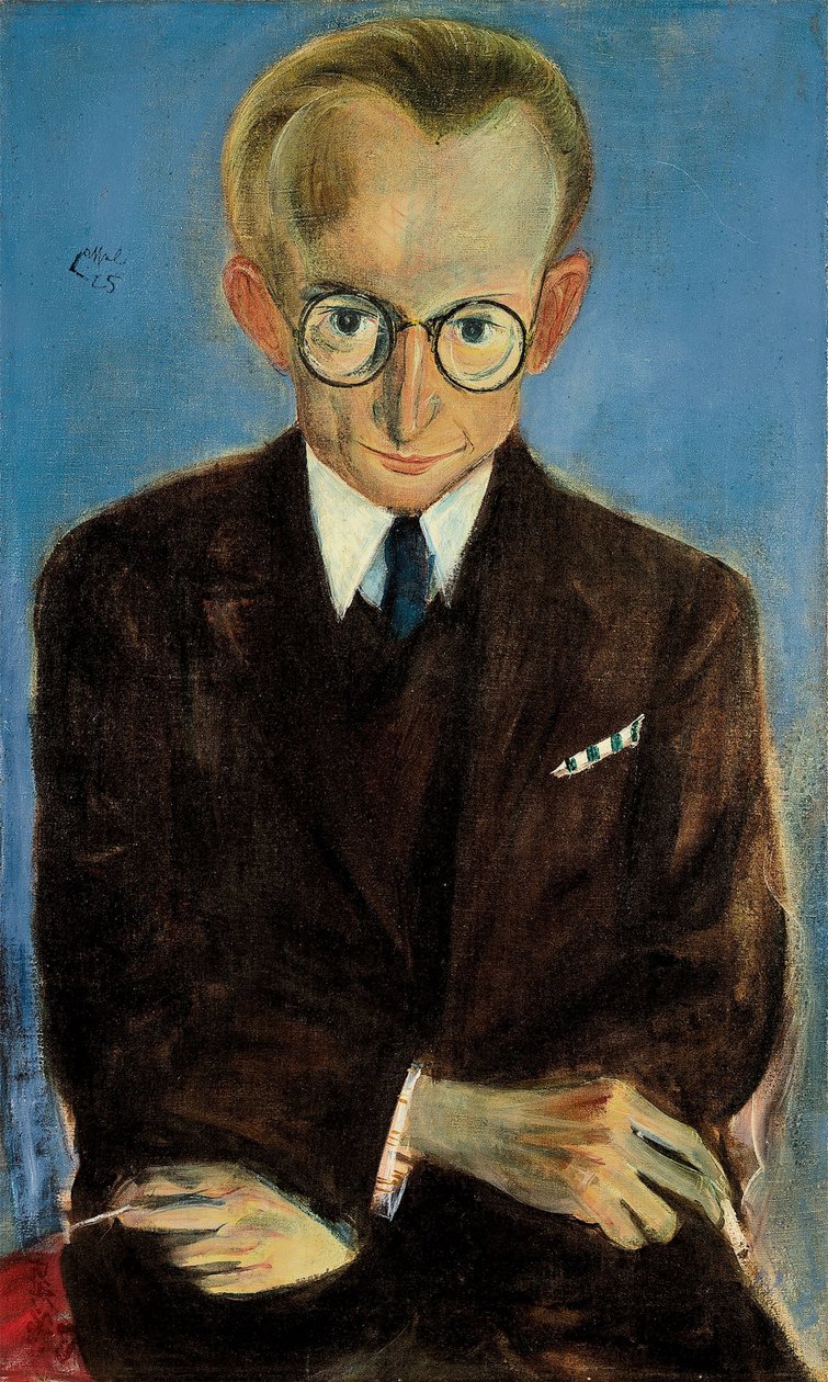 Portræt af Paul Fechter 1880-1958, 1925. af Pol Cassel