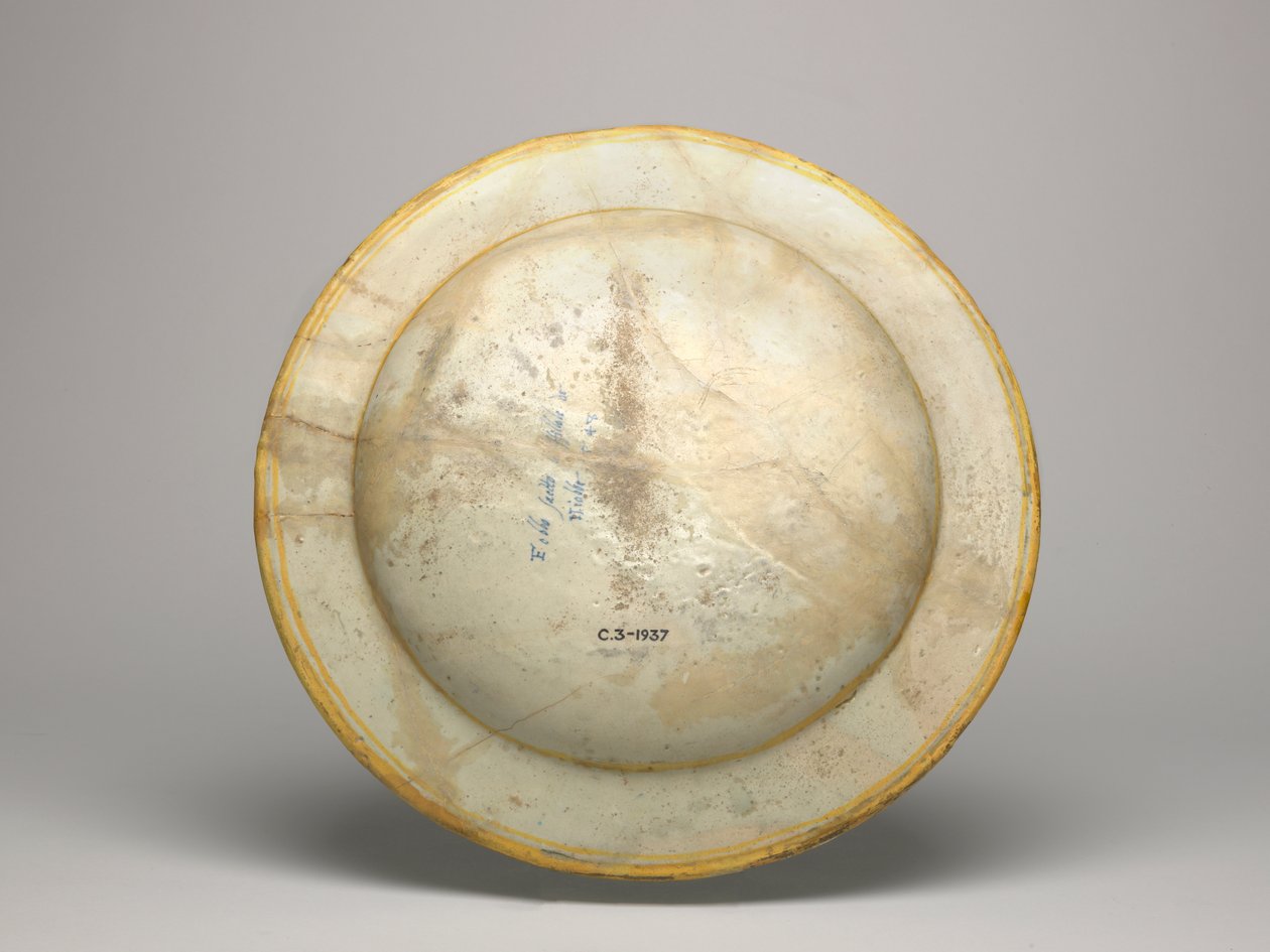 Maiolica-fad, Apollo dræber Niobes sønner af Polidoro da Caravaggio