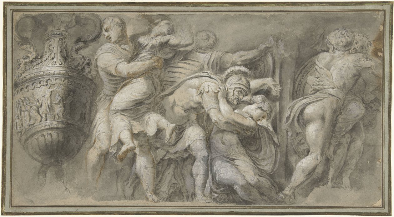 Sabine Virgin Robbery af Polidoro da Caravaggio
