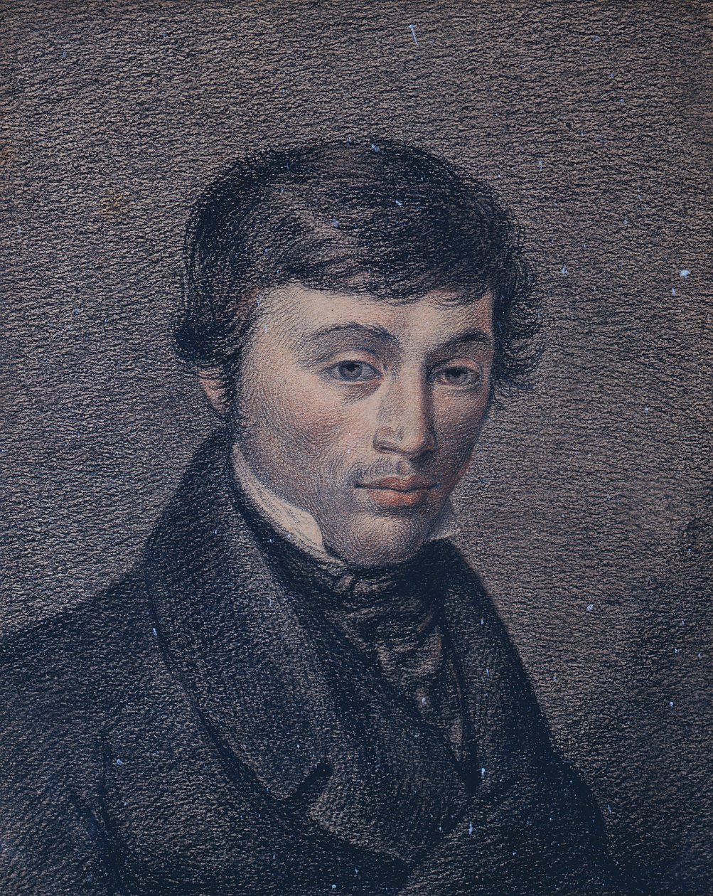 Portræt af Adam Bernard Mickiewicz (1798-1855) af Polish School