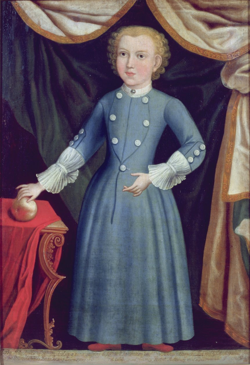 Portræt af Kizimierz Zawiszna, 1754 af Polish School