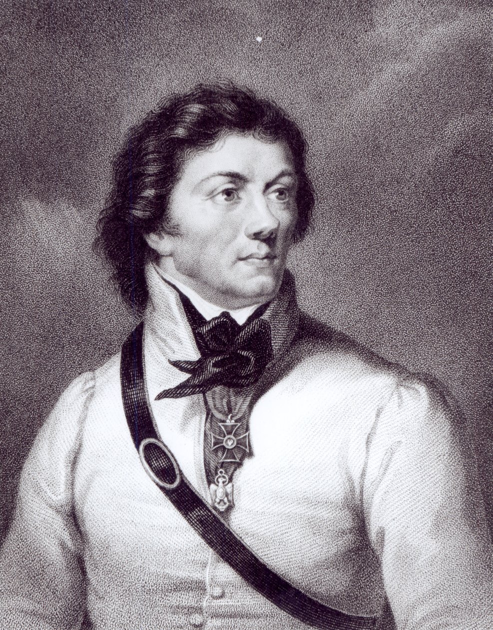 Portræt af Tadeusz Kosciuszko, graveret af William Holl (1807-71), ca. 1840 af Polish School