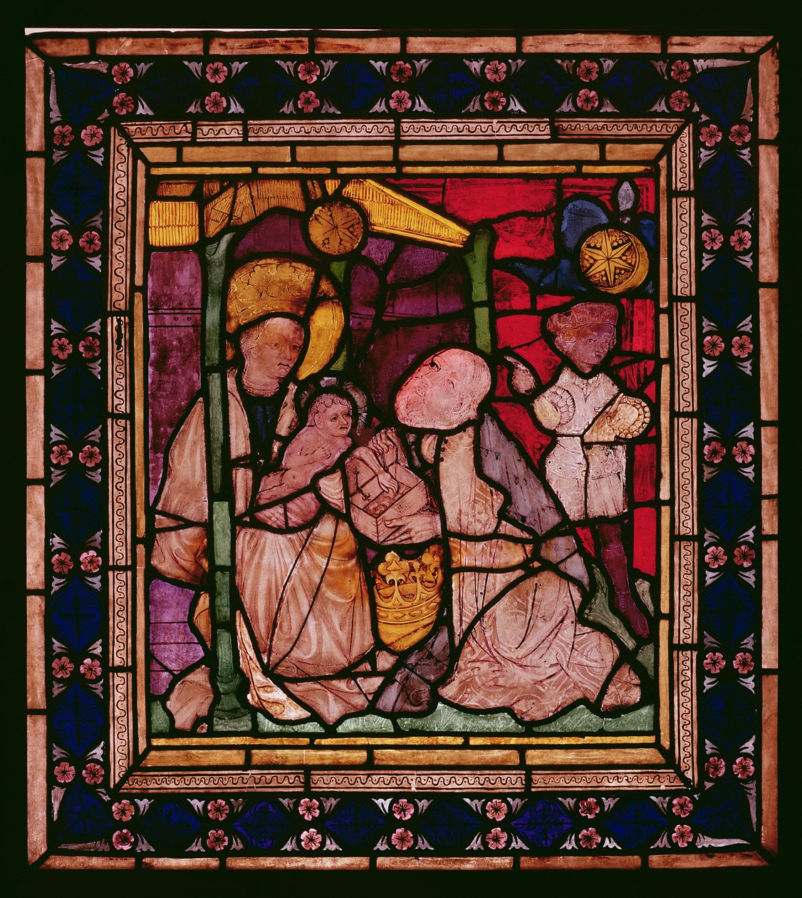 Magiernes tilbedelse, 1430-40 af Polish School