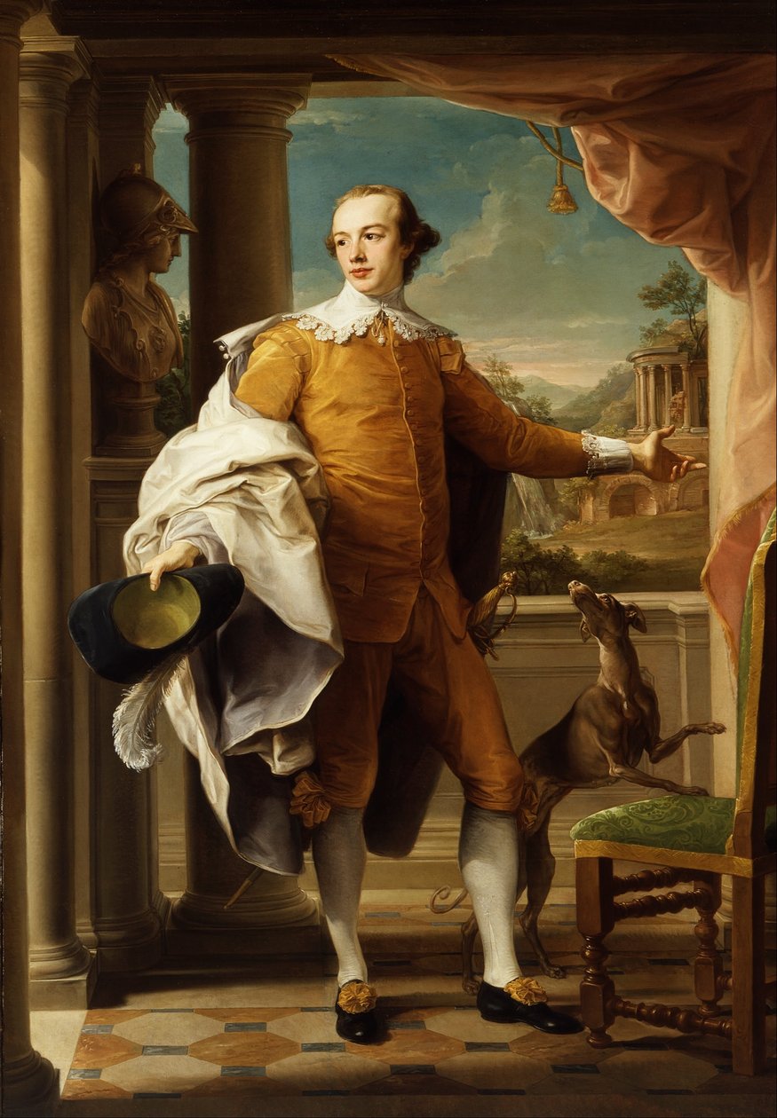 Portræt af Sir Wyndham Knatchbull-Wyndham af Pompeo Batoni
