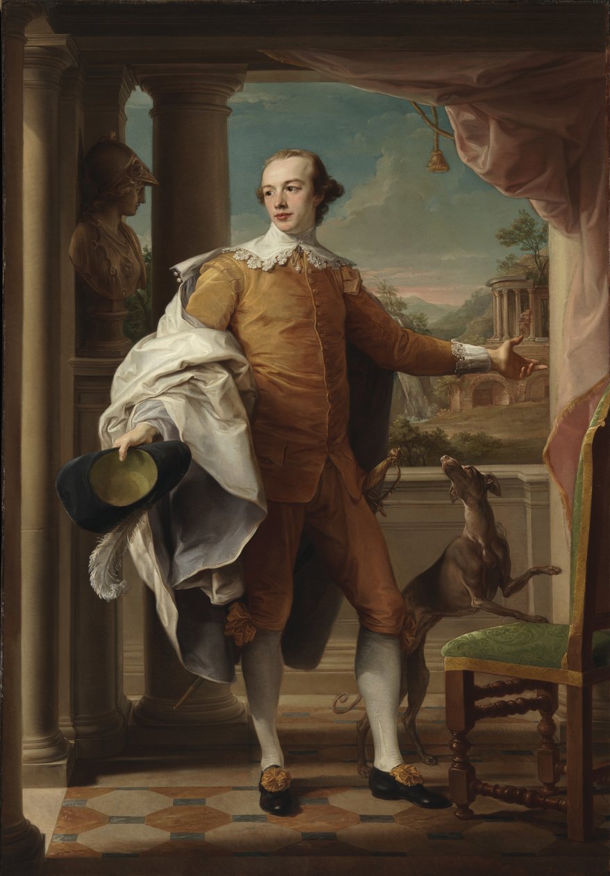 Portræt af Sir Wyndham Knatchbull-Wyndham, 1758-59 af Pompeo Girolamo Batoni