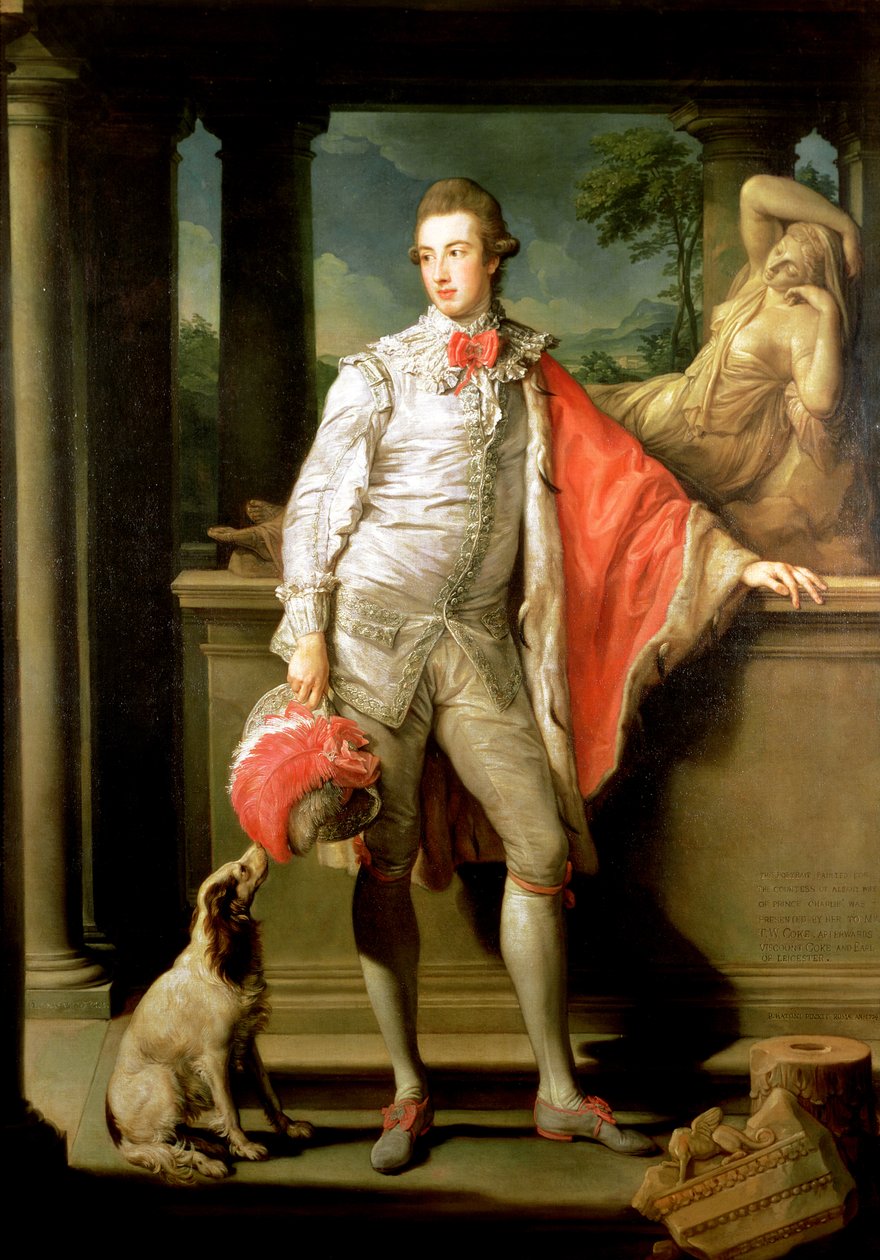 Thomas William Coke, (1752-1842) senere 1. jarl af Leicester (af den anden skabelse) 1774 (for 1. jarl af 1. skabelse se 147993) af Pompeo Girolamo Batoni