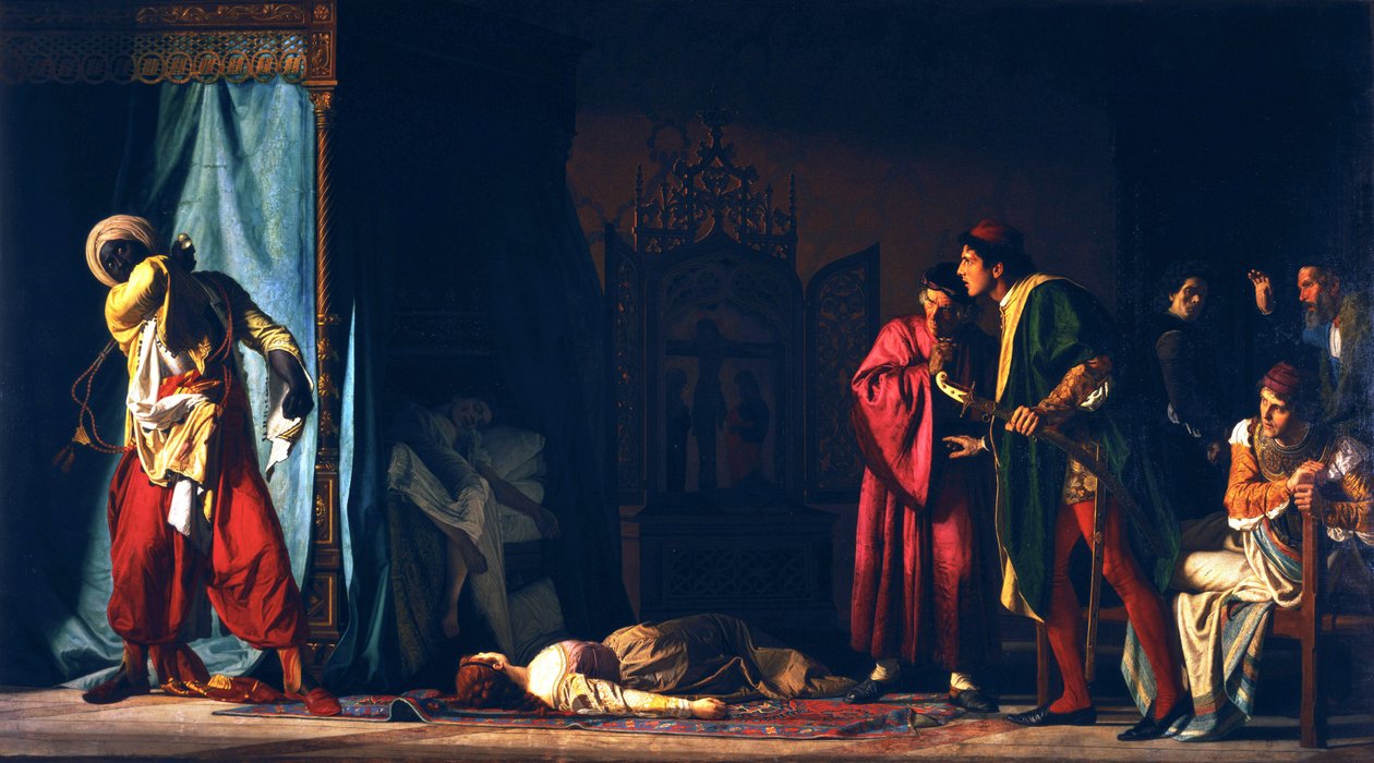 Othellos død af Pompeo Molmenti