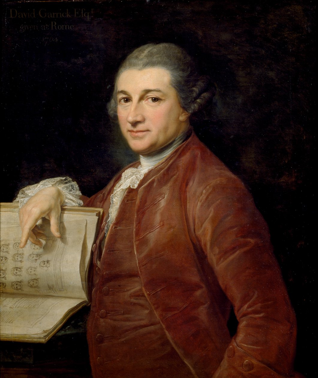 David Garrick, 1764 af Pompeo Batoni