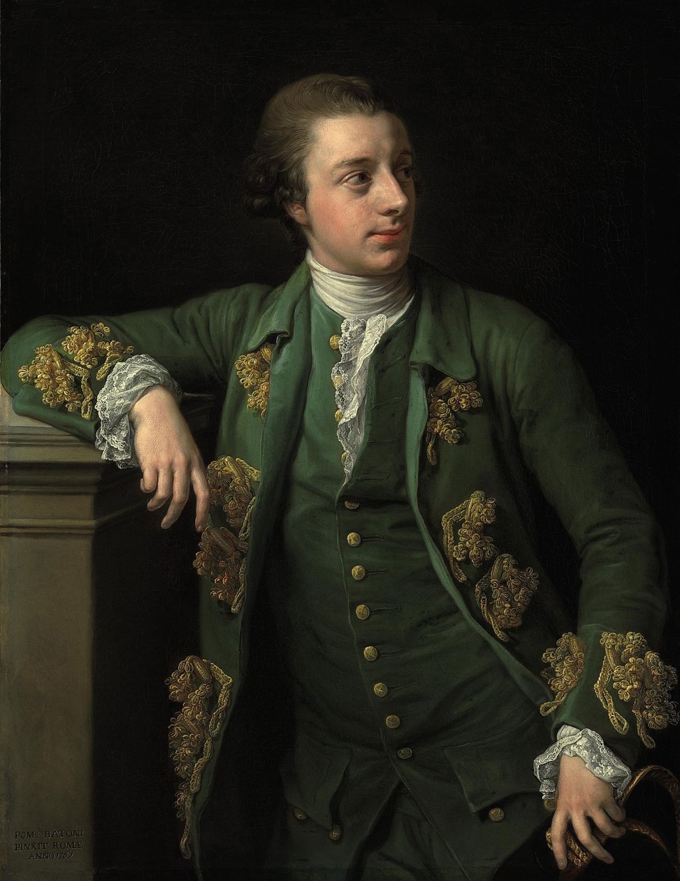 Portræt af Thomas Fortescue af Pompeo Batoni