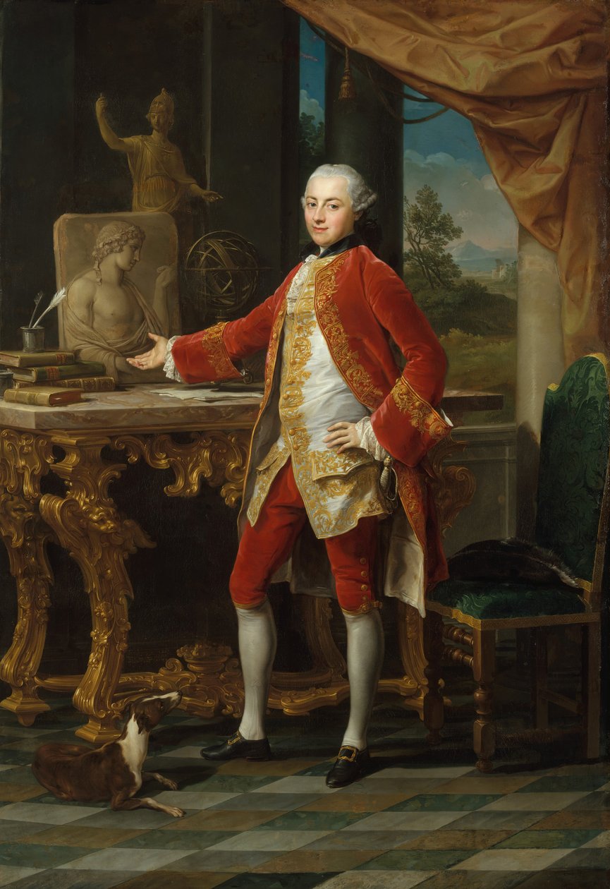 Portræt af en ung mand, ca. 1760-65. af Pompeo Batoni