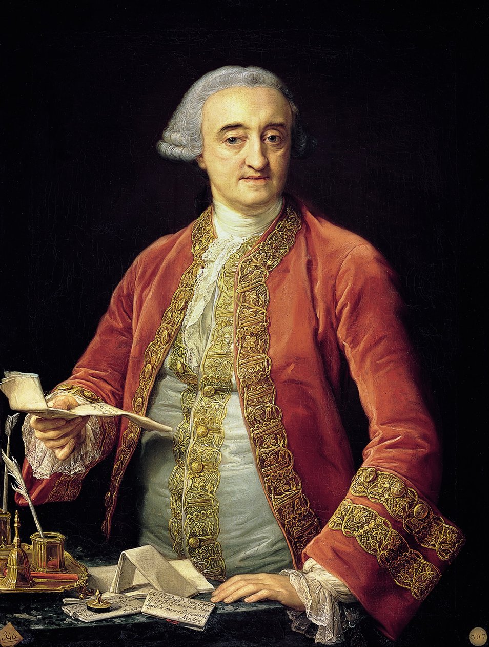 Portræt af D. Manuel de Roda af Pompeo Batoni