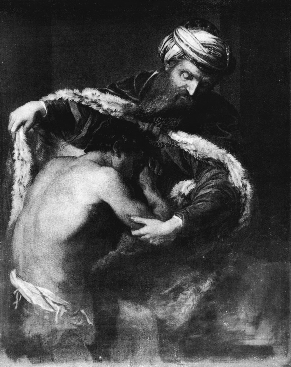 Den fortabte søns tilbagevenden, 1773, 1911 af Pompeo Batoni