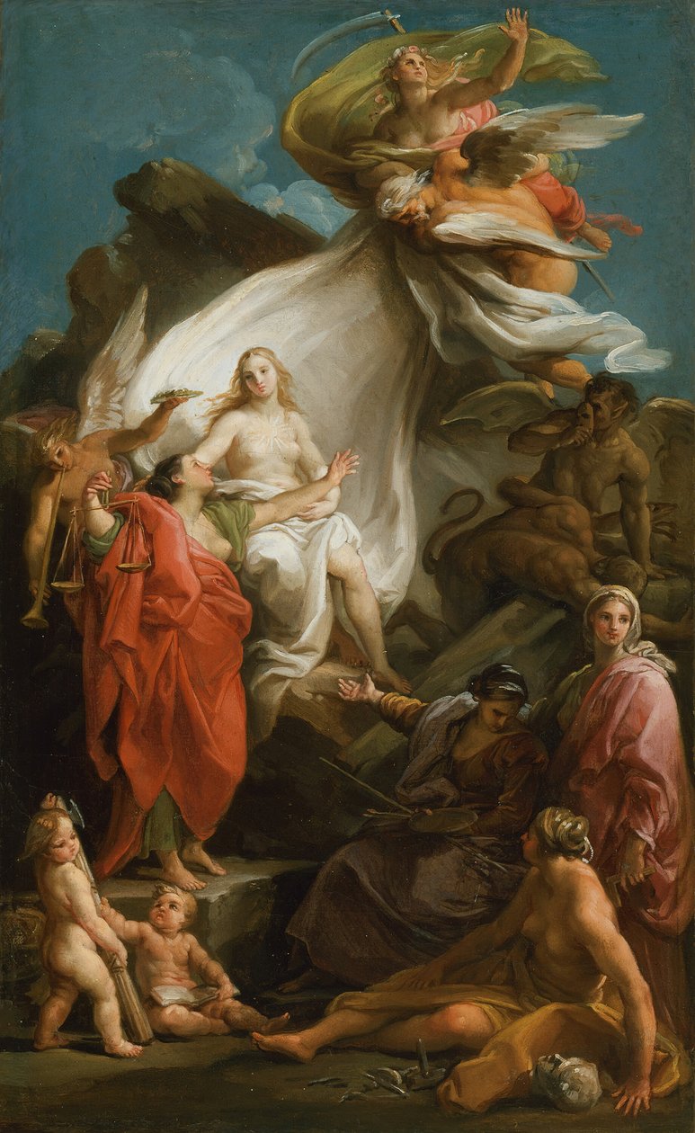 Tid afslørende sandhed, 174045. af Pompeo Batoni