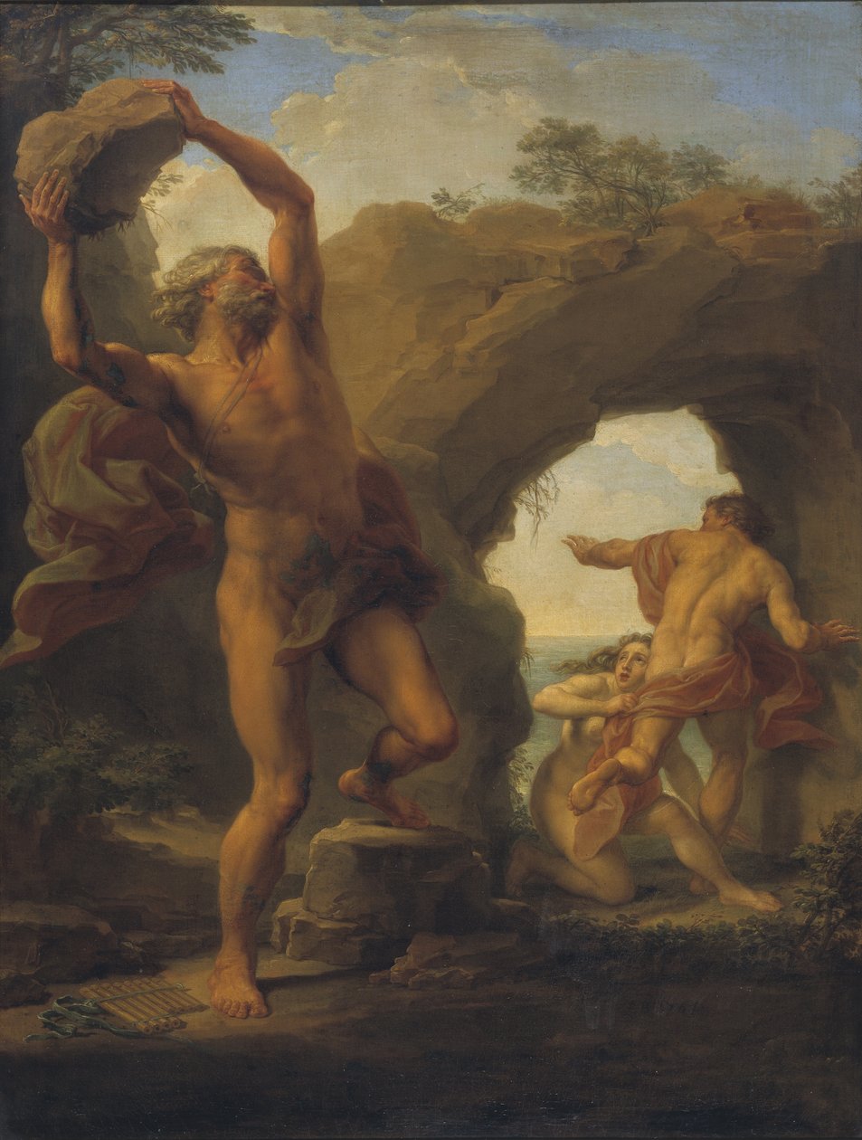 Acis og Galatea - Acis og Galatea, af Batoni, Pompeo Girolamo af Pompeo Girolamo Batoni