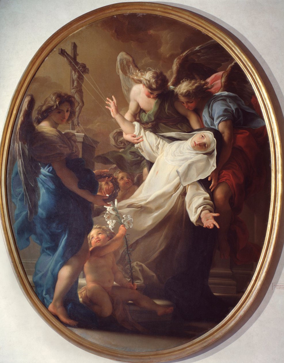 Ekstase af den hellige Katarina af Siena (maleri af Pompeo Girolamo Batoni