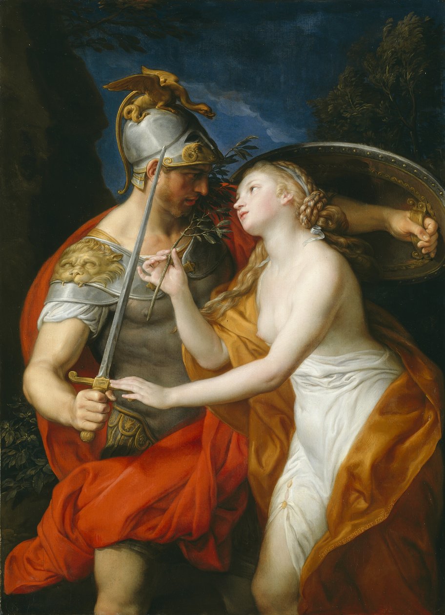 Fred og Krig, 1776 af Pompeo Girolamo Batoni