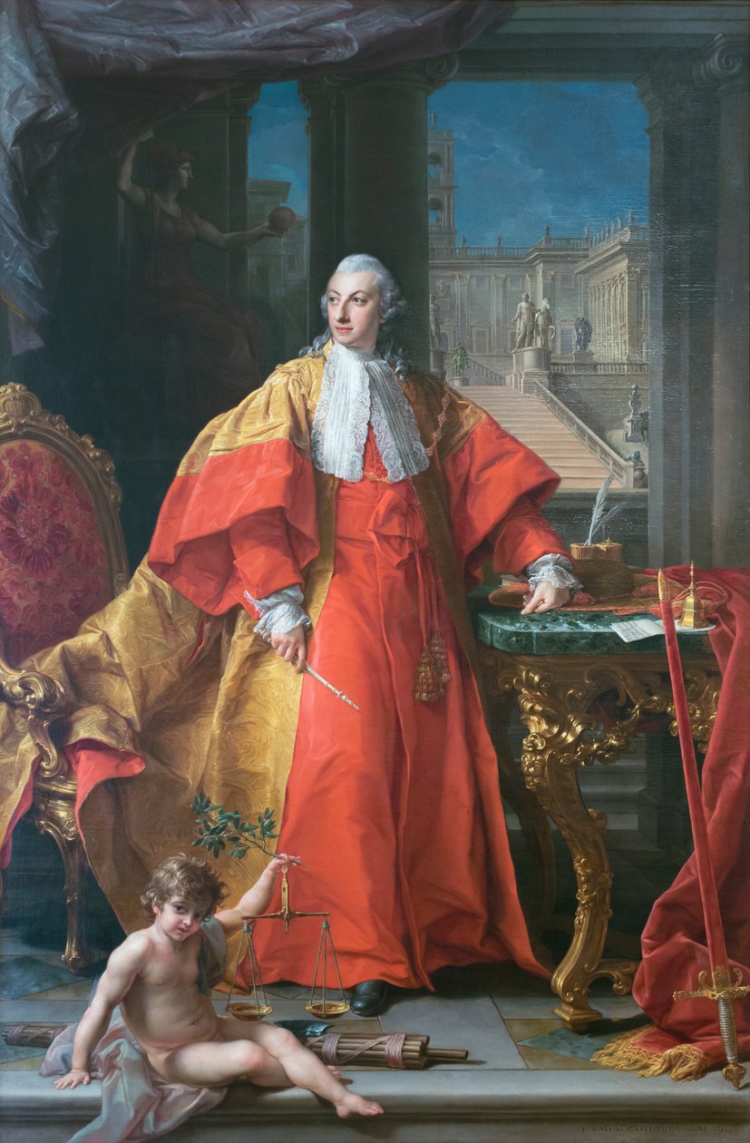 Portræt af Abbondio Rezzonico af Pompeo Girolamo Batoni