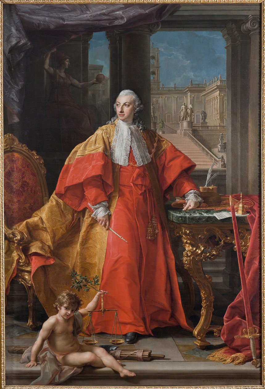 Portræt af Abbondio Rezzonico, 1766. af Pompeo Girolamo Batoni