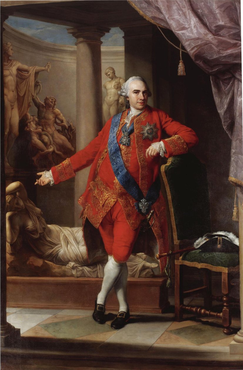 Portræt af grev Kirill Razumovsky 1728-1803, Ukraines sidste Hetman, 1766 af Pompeo Girolamo Batoni