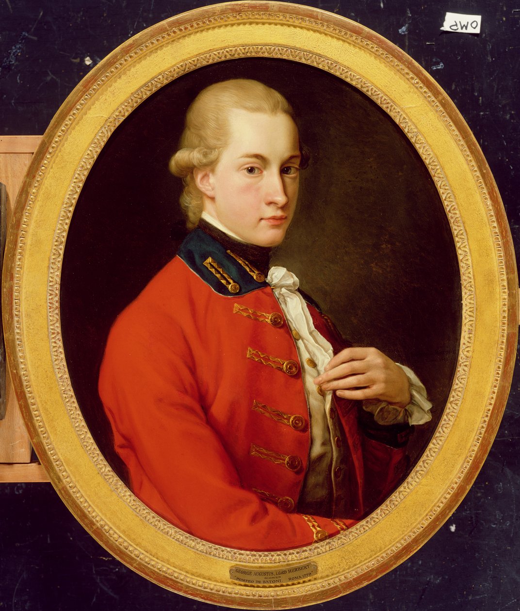 Portræt af George Augustus, 1779 af Pompeo Girolamo Batoni