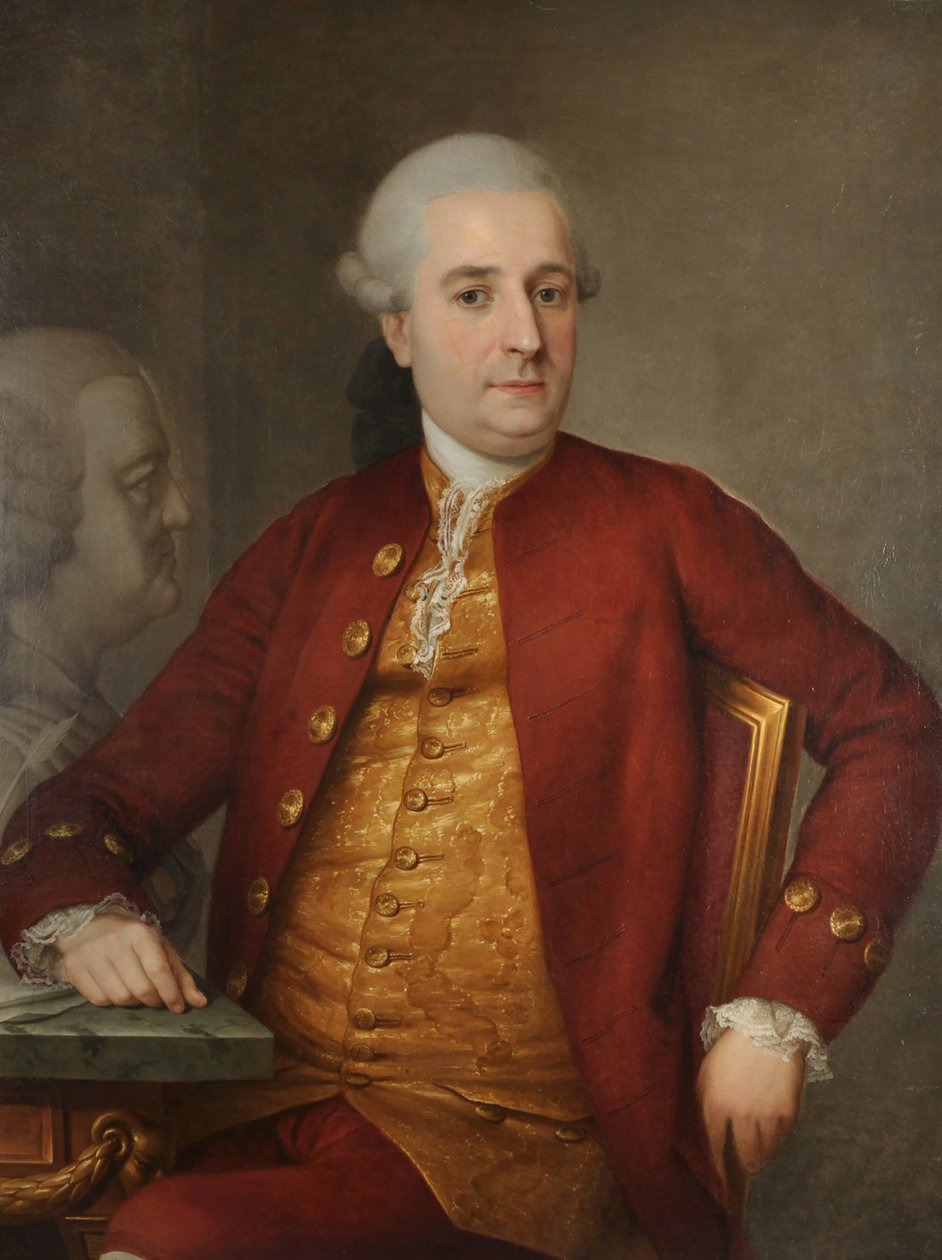 Portræt af Johann Christian Bach 1735-1782. af Pompeo Girolamo Batoni