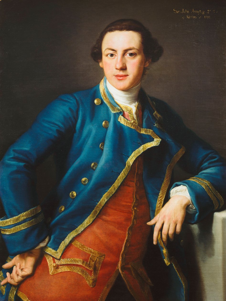 Portræt af Sir John Armytage, 2nd Bt. af Pompeo Girolamo Batoni