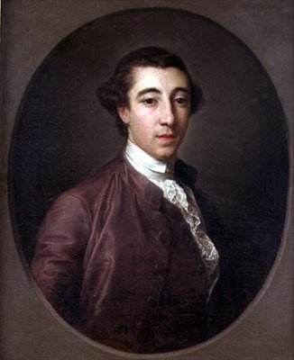 Portræt af en gentleman, muligvis pastor John Charles Beckingham af Pompeo Girolamo Batoni