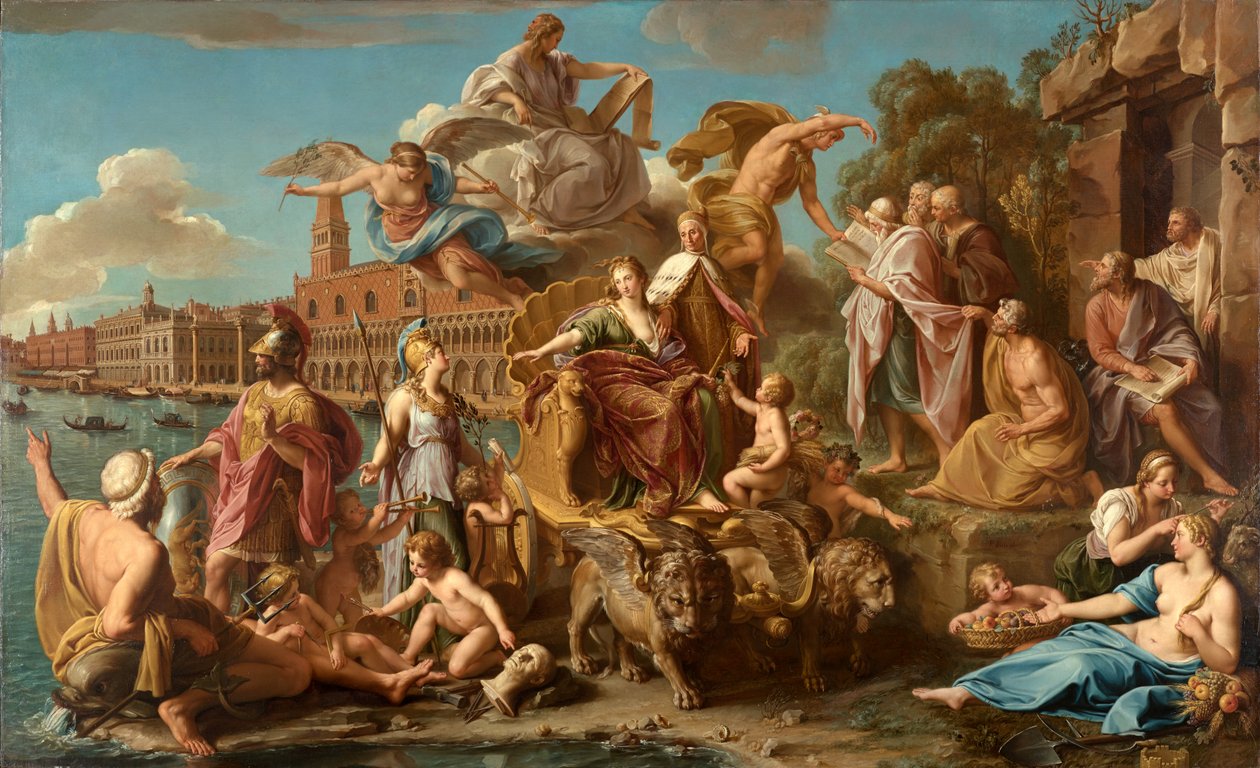 Triumfen i Venedig, 1737 af Pompeo Girolamo Batoni