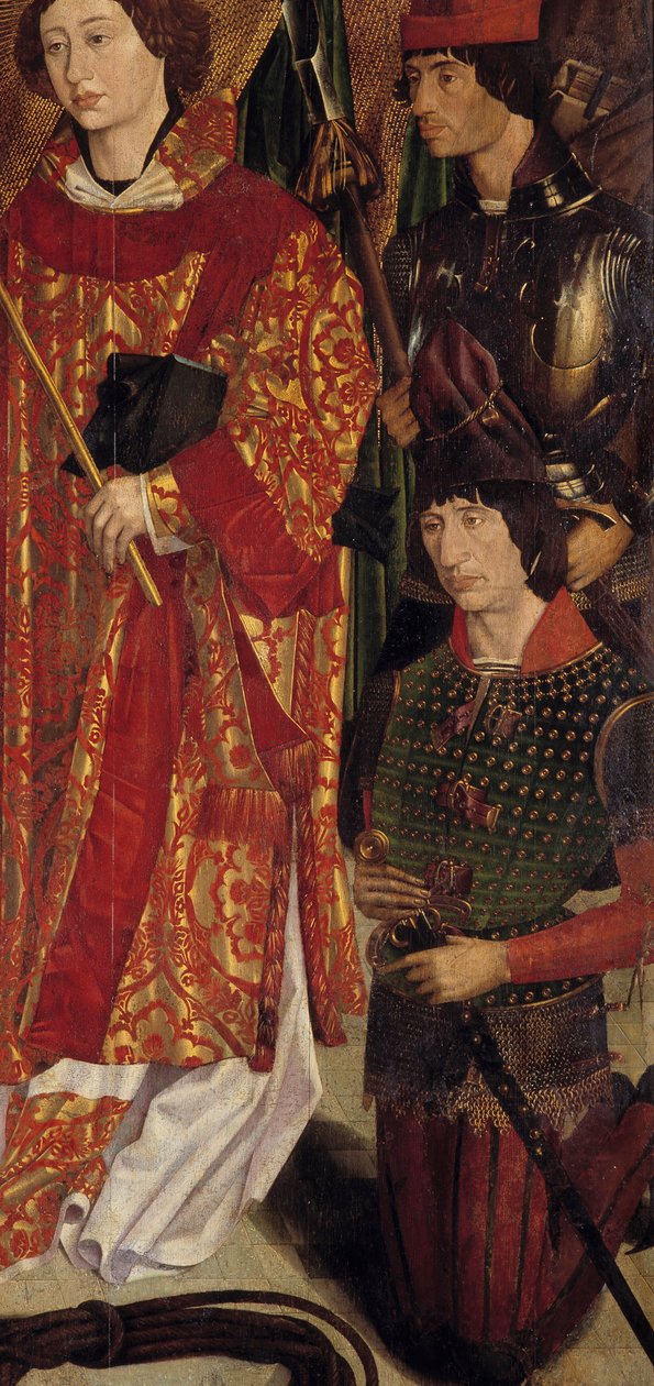 Saint Vincent, protektor for Lissabon og Henri the Navigator (1394-1460), grundlægger af en skole for navigatører Detail. Maleri af det 16. århundredes portugisiske skole. Nationalmuseet for antik kunst, Lissabon. Lissabons museum for antikke kunst af Portuguese School
