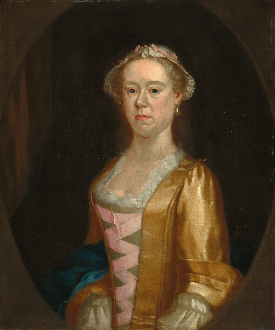 Portræt af en Dame af Possibly British 18th Century