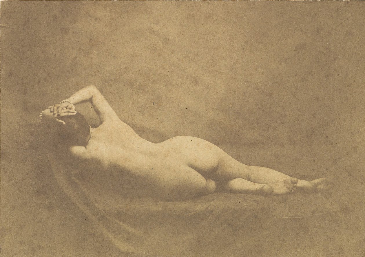 [Nøgen], ligesom. 1851. af Possibly by Eugène Durieu.