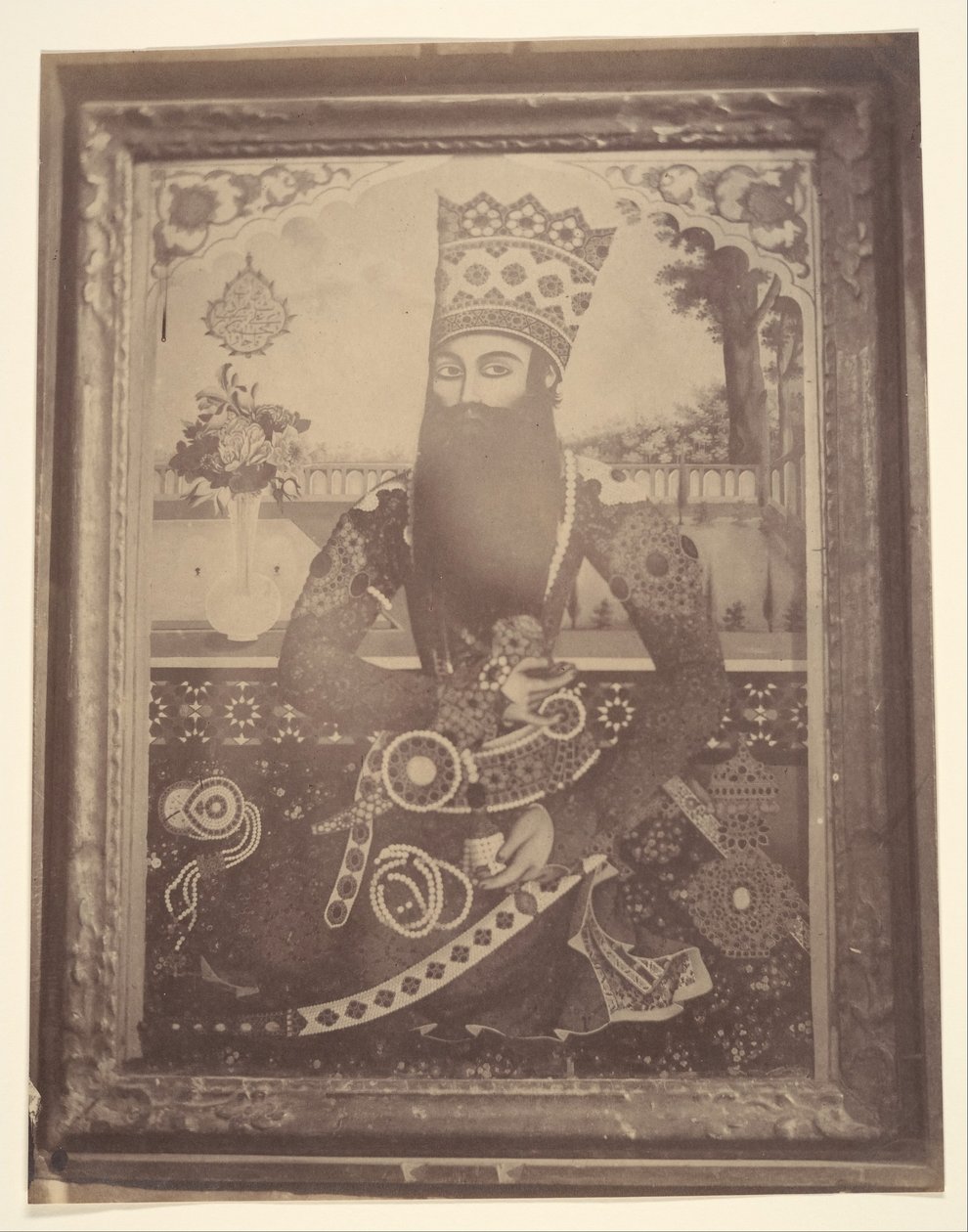 [Fath-Ali Shah, maleri, der engang tilhørte Hmah [] Saula, kongens onkel.], 1840