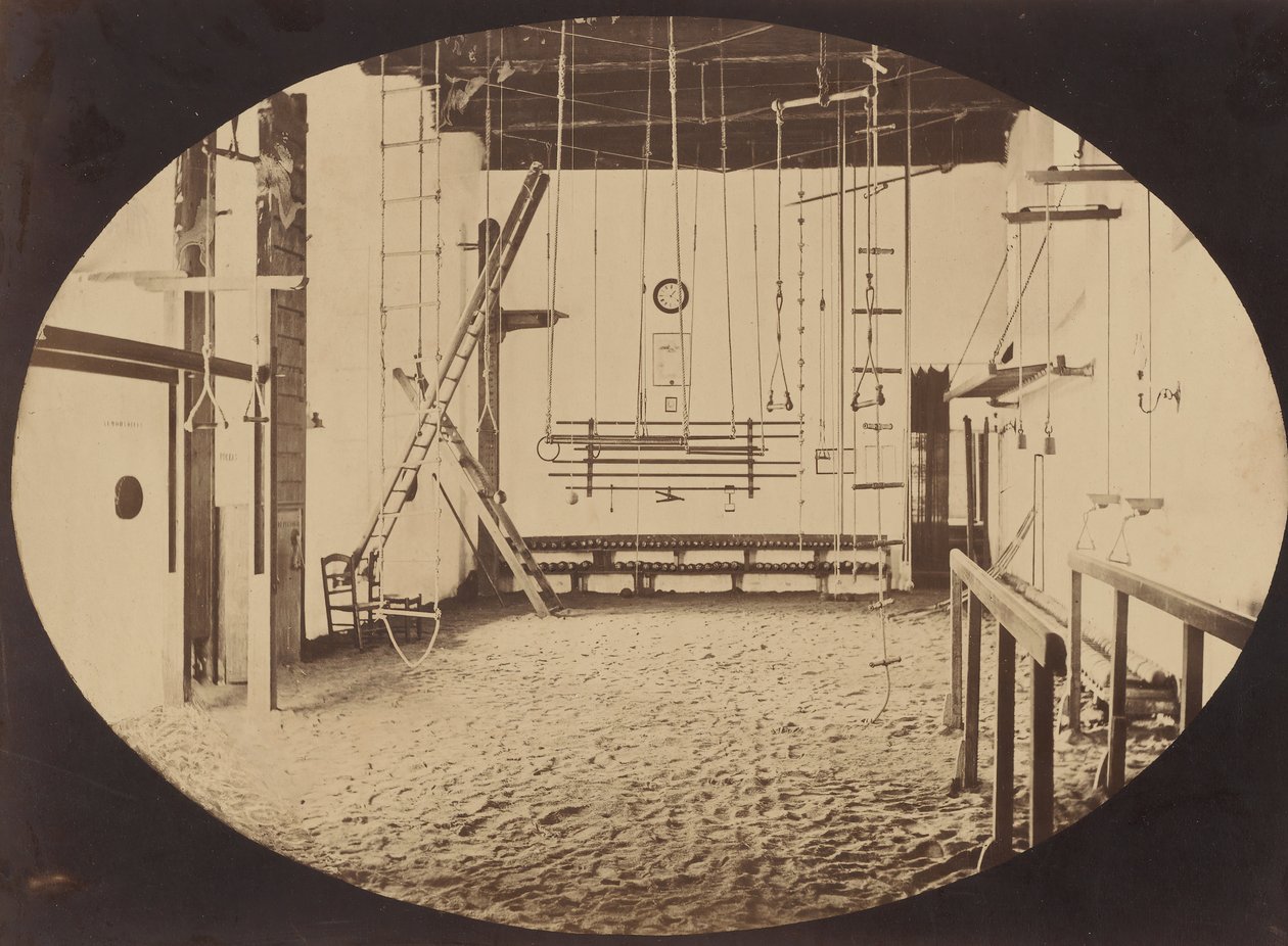 López Gymnasium, Sevilla, ca. 1860. af Possibly by Luigi Pesce.